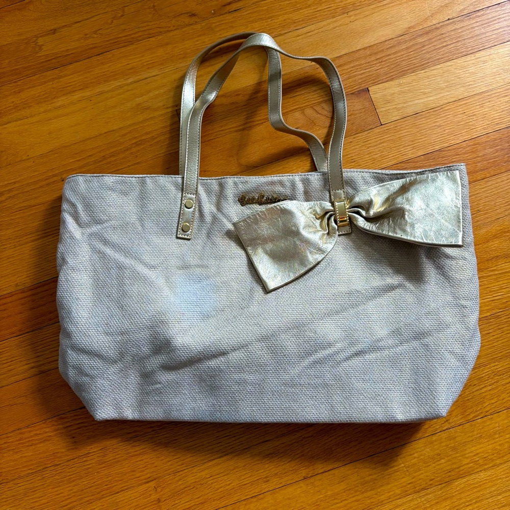 Lilly Pulitzer Gold Tote Bag